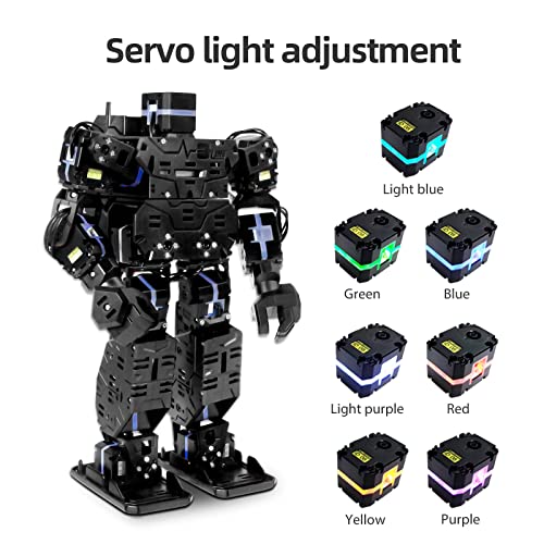XiaoR Geek Humanoid Smart Robot Programmable RC Black