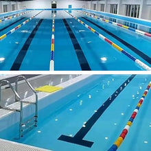 JDXQBLD Pool Safety Divider Swim Lane Line,60Ft Pool Break Waves Safety Rope,with 5 Floats Swimming Pools Buoy Line for Shallow Beaches/Hot Springs，Nylon Rope 50ft/15m