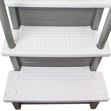 Grey w/White Steps Pool Ladder for Aqua Select, Weight Capacity 350 lbs