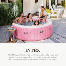 INTEX PureSpa 4 Person Inflatable Hot Tub with Energy-Efficient Spa Cover