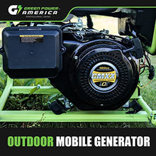 Green-Power America 10000 Watt Gasoline Powered Generator, Electric & Recoil Start, 12V/8.3A Charging Outlets, Whole House Backup & RV Ready, 49 State EPA Approved (Not for California Sale)