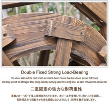 Wood Waterwheel Fountain,Retro Water Wheel Fountain,Freestanding Pond Fountain,Pool Circulation, Vintage Outdoor Indoor Balcony Ornamental Waterfall Fountain,for Garden Rockery Fish Pond ( Size : Diam