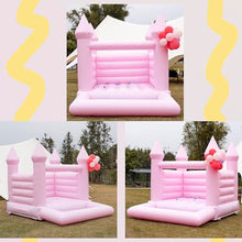 Blatesic Inflatable Bounce House with Ball Pit and Blower Pink