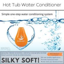 Silk Balance All-in-One Hot Welcome kit Including 76oz Silkbalance Chemical Conditioner Shock Gems Hot Tub Sponge for Spas, Natural Solution to Keep Water Balanced for Hot Tubs & Spas