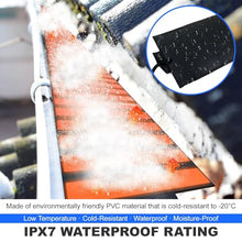 Pimluity Outdoor Electric Snow Melting Mats for Roof and Gutters, 140℉ Roof Snow De-Icing Kit, Roof Heat Tape for Ice Dam and Pipe (4.72 X 118 in 2PCS)