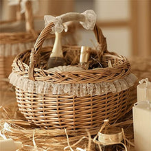 Storage Basket,Picnic Creative Wicker with Hand Woven Seagrass Hamper for Camping and Outdoor Party