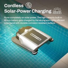 Betta Flex Solar-Powered Robotic Pool Skimmer – Cordless with Dual Cleaning Modes, Soft-Touch Pool Protection. Compatible with Infinity Edge, In-Ground & Above-Ground Pools (Grey)