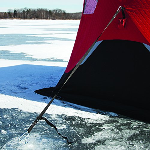 Eskimo FatFish 9416i Insulated Portable Pop-Up Ice Fishing Shelter Red, 7-9 Person