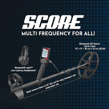 Nokta Triple Score PRO Pack Metal Detector for Adults - Fully Waterproof, Rechargeable, Multi-Frequency, Easy-to-Use Detectors for Treasure Hunting