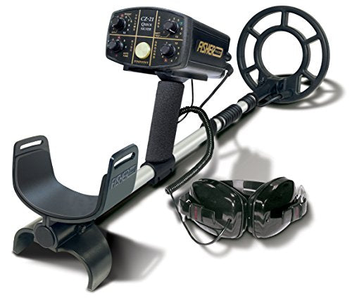 Fisher Labs CZ-21 Quick Silver Underwater Metal Detector with 10-inch Coil, Black (CZ21-10)