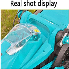 JOMRTS Rotary Mowers Rechargeable Hand Lawn Mower,Electric Lawn Mower 28V Lithium Battery Cutting,Grass Collection Capacity 35L