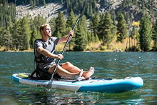 California Board Company 132 Current Inflatable Stand Up Paddle Board Blue/White/Black