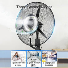 DFEDHF Portable Misting Fan, Cool Mist Fan, Industrial Pedestal Fan, 28 Inch /32 Inch, W/Standalone Tank, 3 Speeds, One Key Shaking Head, 120 Degree Oscillation, 81cm/31.9in