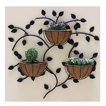 DLUXCA Hanging Planter Pots Small Decorative Wall Planters for Cactus Decor & Hanging Plants (Color : Svart, Size : One Size)