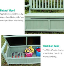 CZHIXG Outdoor Garden Chair with Storage Cabinet, Waterproof Surface, Mutifunctional Wooden Outdoor Chair, Potting Stand with High Feet for Backyard, Patio, Lawn (Size : A) (B)