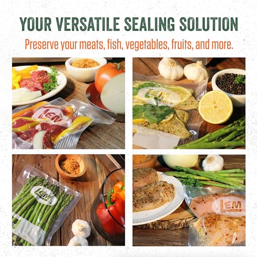 LEM MaxVac 1000 Stainless Steel Vacuum Sealer with Bag Holder and Cutter Silver and Black