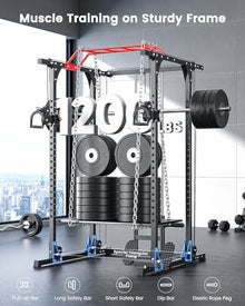 AKYEN Power Cage with Adjustable Cable Crossover System Black-01
