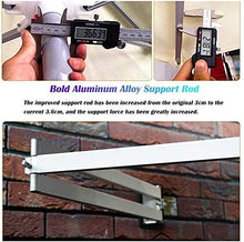 QZQHNYJ Sun Parasol Umbrella Garden Parasol Wall Mounted Cantilever, Aluminium 7ft / 210cm, Folding, Telescopic, Outdoor Recreation Umbrella for Courtyard/Gar