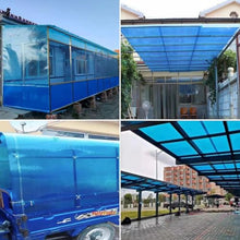 Polycarbonate Sheets All-Weather Outdoor Greenhouse Covering, Plastic Roofing Sheets Rainproof Insulation Protection(1x920m)