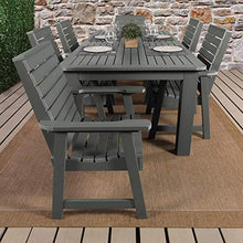Highwood 7pc Weatherly Rectangular Dining Set 84" x 42" Coastal Teak