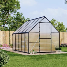 GarveeLife 8'x10' Aluminum-Framed Polycarbonate Greenhouse, Heavy Duty Polycarbonate Greenhouse with Quick Setup Structure and Roof Vent, Large Enhanced Aluminum Green House Kit for Outdoors