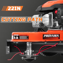PROYAMA 170cc Walk Behind Weed Trimmer String Mower, Push Weed Wacker