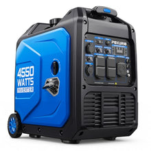 4550-Watt Portable Inverter Generator for Home Use,2.37 Gallon Large Fuel Tank Up to 14 Hours Use, 120V Gas Powered Generator Super Quiet - EPA Compliant-Blue