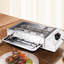 TYYMLY Electric Smokeless Indoor Grill Machine-Portable BBQ Barbecue Grill with Water Filled Drip Tray & Temperature Control for Outdoor Picnic