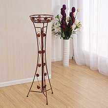 GAAHRQQQ Metal Flower Pot Holder Classic Tall Plant Stand Art Potted Plant Stand Rack Supports Garden Home Decorative Pots Containers Stand Bronze 78cm(31inch)