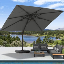 MPL Shade 9' X 12' Cantilever Patio Outdoor Umbrella with Base Included