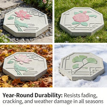 Lawn And Garden Stepping Stones, Decorative Garden Stones, Garden Stepping Stones, Suitable For Patios, Decks, Gardens, Or Walkways, Footprint-shaped Stepping Stones For Home Decor(Multi-colored-D)