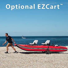 Sea Eagle FastCat Catamaran Inflatable Boat 2-4 Person Red/White