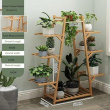 MIIKHI Wooden Plant Pot Holder Vertical Garden Planter Outdoor Plant Stands for Patio Flower Shelf Plant Rack Display Shelf