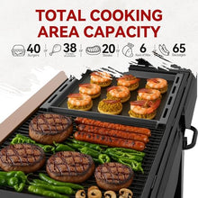 Grills House GD601Y 6-Burner Gas Grill and Griddle Combo Yellow