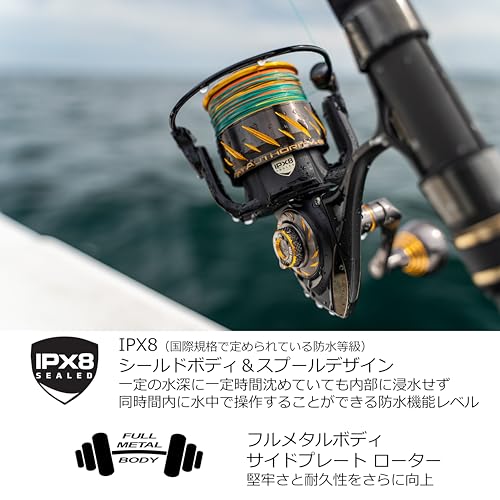 PENN Authority Spinning 4500HS Spin Reel Box Multi