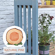 iumLeap Outdoor Sink Station Open Shelves with Hooks, Removable Sink & Drawer Gardening Bench Potting Table (Blue 100x45x119cm)