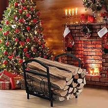 WXPWAMZ Firewood Rack Outdoor, Wood Rack Firewood Storage, Indoor Firewood Racks for Fireplace, V Shape Fireplace Storage Rack
