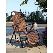 FENOKD Rocking Chair Rocking Chair Folding Chair Lounger PE Rattan Steel Frame Beach Deck Chair Garden Chair Interesting