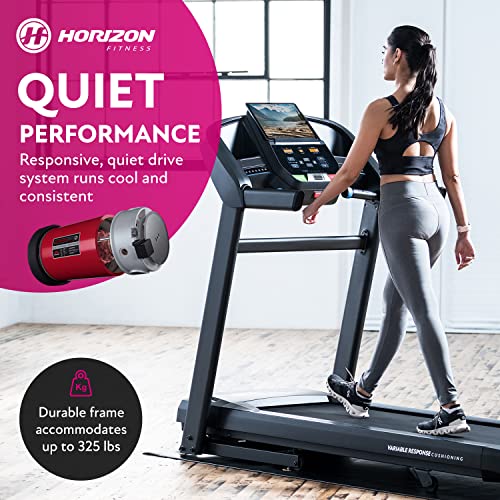 Horizon Fitness T202 Foldable Treadmill Black
