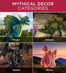 Regal Art & Gift Dragon Metal Statue, Indoor & Outdoor Garden Yard Art