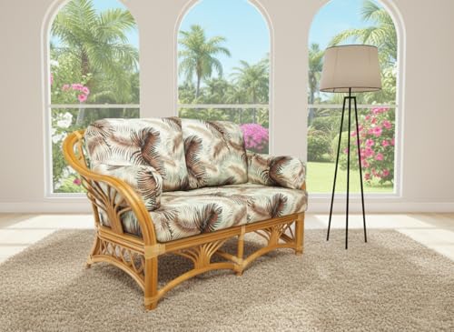 Sunrise Rattan Living Room Furniture Loveseat (#1691H-MS)