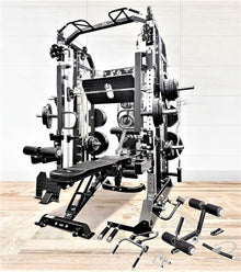 MiM USA Hercules 1001 Commercial Smith Machine and Functional Trainer Black