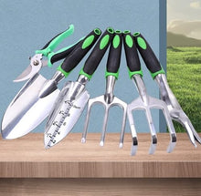 XIXIDIAN Gardening Tool Set 9 Pcs, Aluminum Alloy Garden Hand Tools Set with Garden Gloves & Rubber Handle Gardening Gifts for Women Men
