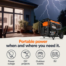 Generac 7683 GP6500 6,500-Watt Gas-Powered Portable Generator - COsense Technology - Powerrush Advanced Technology - Durable Design and Reliable Power for Emergencies and Recreation - CARB Compliant