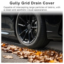 ZNQNDSR 6 Pcs Drainage Grates with Anti-Slip Granules Plastic Gully Grid Drain Cover for Yard Garage Garden Driveway(23.6x15.7x1.5in)