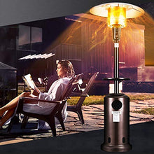 Outdoor Patio Heater Gas Heater Fast Heating Energy Efficient Radiator Safe Low Energy Dumping Protection Floor Standing with Wheels Garden Wedding - 223cm(88in)