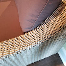 Padma's Plantation Nautilus Outdoor Loveseat Kubu Grey