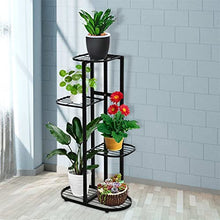 ZOCWJK Plant stand5 Tier Potted Plant Stand Iron Flower Stand Multiple Flower Pot Holder Organizer Display,