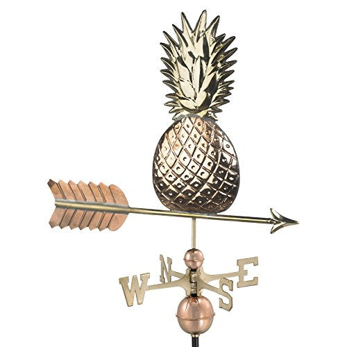 Good Directions Pineapple Weathervane, Pure Copper