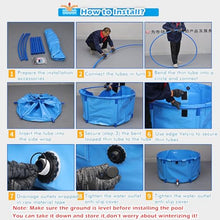 1m/3ft High Above Ground Swimming Pool, Summer Waves Pool/non Inflatable Pool for Ages 6 And Up & Adults, Outdoor Swim Spas Pools,Circular Koi Fish Pond, Backyard Water Storage Tank(3.2X1M/10.5X3.3FT/